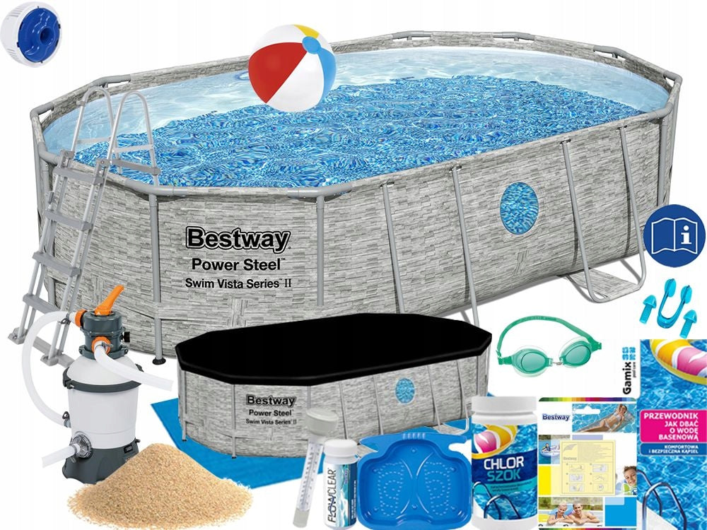 SURENKAMAS SODO BASEINAS 488x305x107 Bestway 11in1