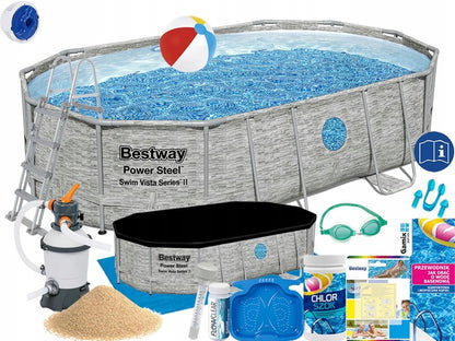 SURENKAMAS SODO BASEINAS 488x305x107 Bestway 11in1