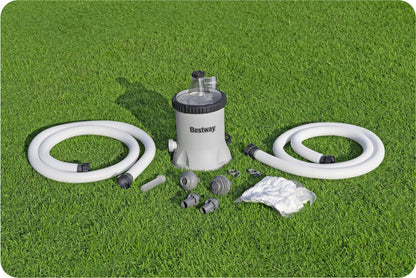 Filtro siurblys baseinui 5678 l/h + filtravimo kamuoliukai Bestway