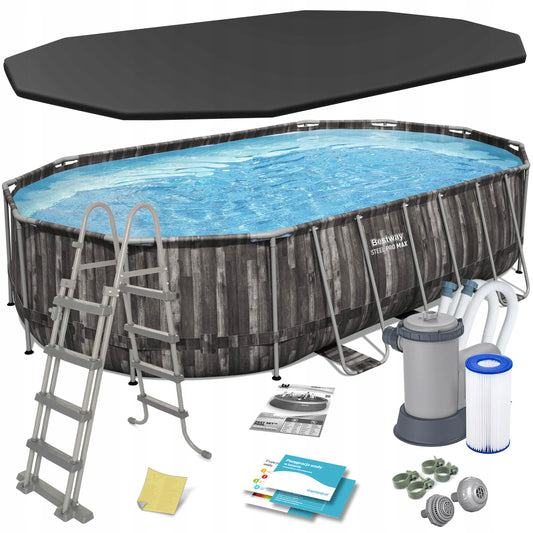 SODO BASEINAS 610x366x122cm OVALUS BESTWAY RINKINYS 11in1