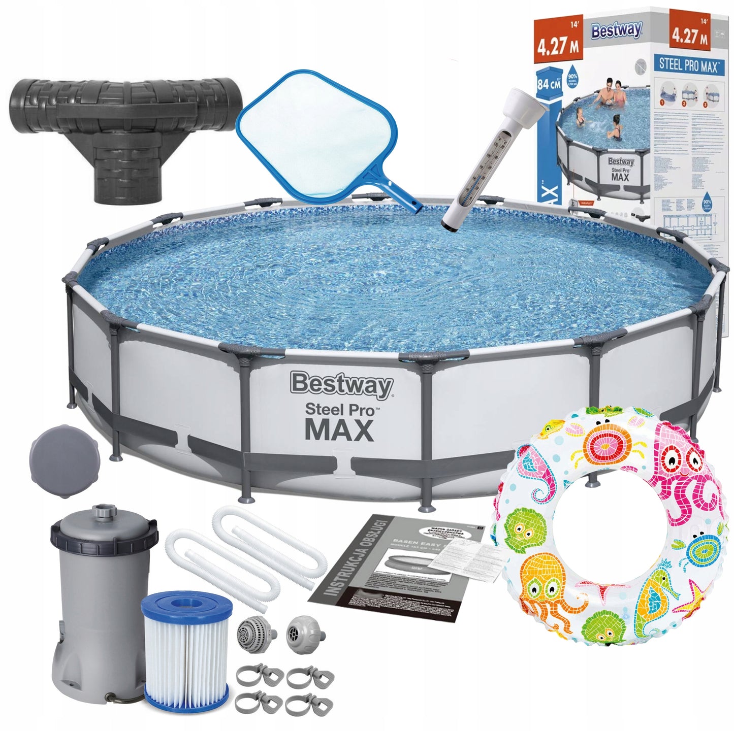 SURENKAMAS SODO BASEINAS 427x84cm Bestway 17in1