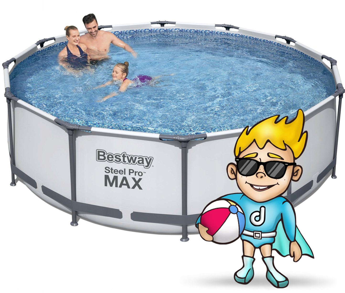 SURENKAMAS SODO BASEINAS 427x84cm Bestway 17in1