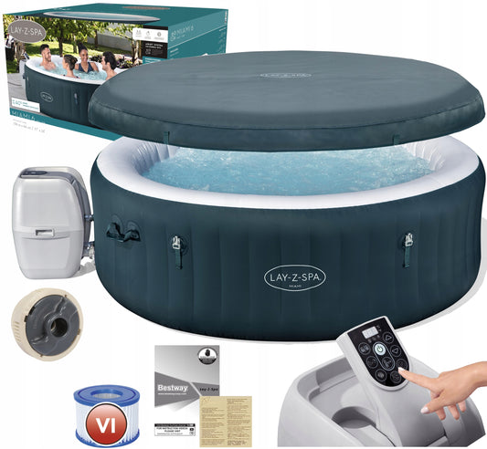 Pripučiamas Garden SPA AirJet Miami 6 asmenų hidromasažas Bestway