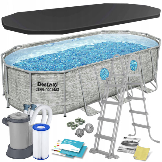 SODO SURENKAMAS BASEINAS 549x274x122cm OVALUS BESTWAY RINKINYS 11in1