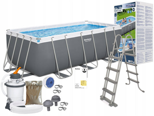 STAČIAKAMPIS SODO SURENKAMAS BASEINAS 412x201x122 BESTWAY RINKINYS 11in1