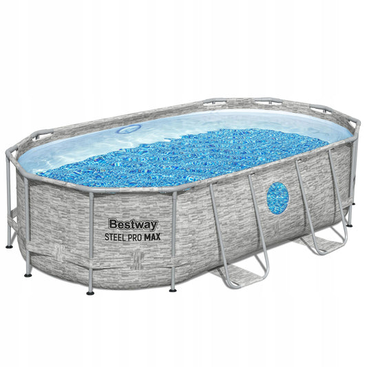 OVALUS SODO SURENKAMAS BASEINAS 427x250x100 BESTWAY RINKINYS 11in1