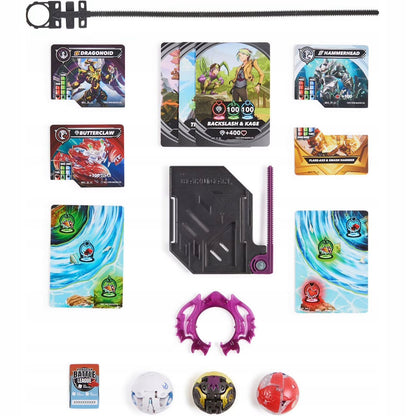 BAKUGAN 3.0 STARTER PACK SPECIAL ATTACK DRAGONOID + HAMMERHEAD + BUTTERCLAW Rinkinys
