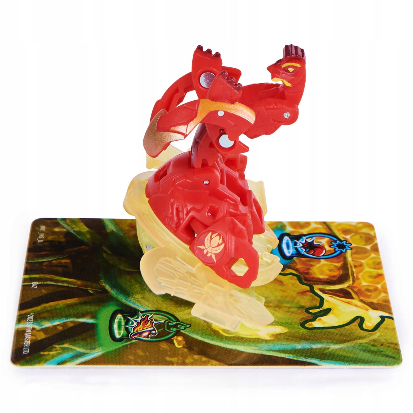 BAKUGAN BAKU-TIN 2 SPECIAL ATTACK MANTID FIGŪRA + KORTELĖS DĖŽUTĖJE