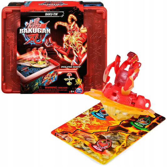 BAKUGAN BAKU-TIN 2 SPECIAL ATTACK MANTID FIGŪRA + KORTELĖS DĖŽUTĖJE