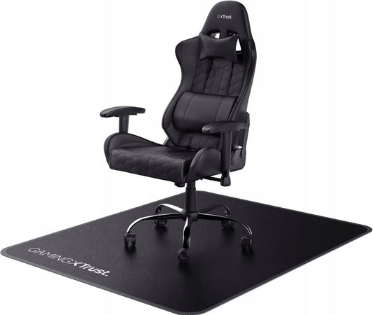 Kilimėlis apsauginis žaidimų kėdei Trust GXT 715 99x120 cm juodas
