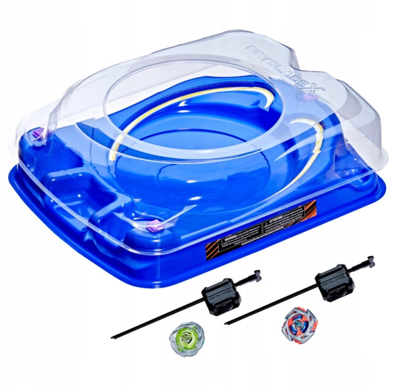 „Beyblade X Drop Attack“ kovų arena su 2 suktukais ir paleidikliais