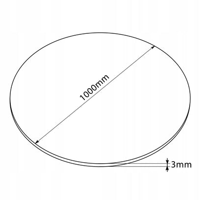 Kilimėlis apsauginis žaidimų kėdei NanoRS, 100cm, RS172