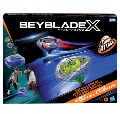 „Beyblade X Drop Attack“ kovų arena su 2 suktukais ir paleidikliais