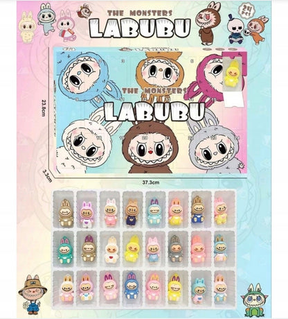 Advento Kalendorius LABUBU 24 raktų pakabukai