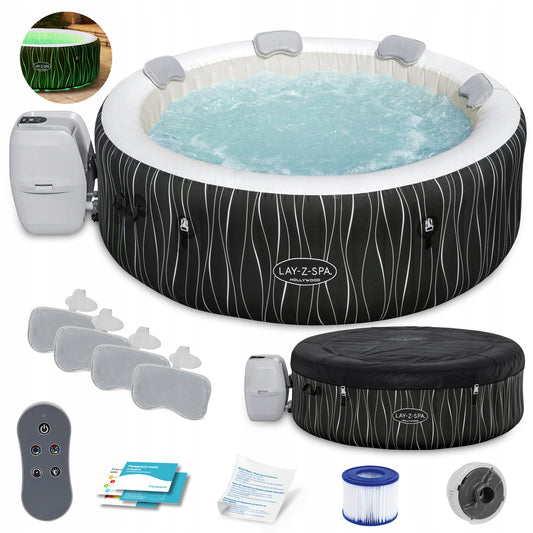 Pripučiamas Lay-Z sodo SPA hidromasažinis baseinas 6 asmenims Hollywood  Bestway