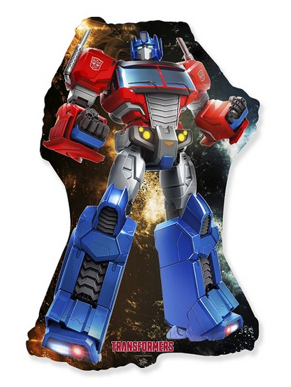 Gimtadienio balionų rinkinys Transformer tema