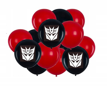 Gimtadienio balionų rinkinys Transformer tema