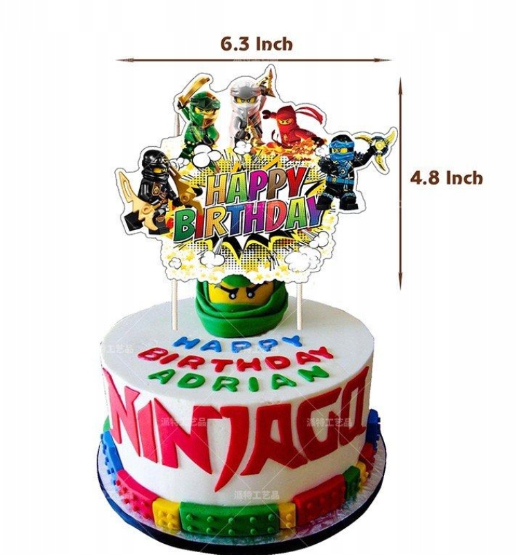 Gimtadienio rinkinys Ninjago tema