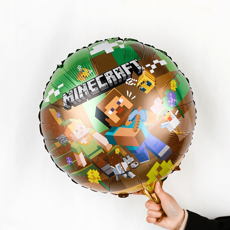Balionai Minecraft Rinkinys 5 Vnt. - PartyGo