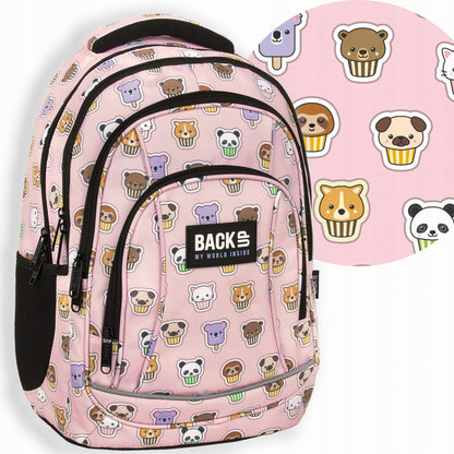 Mokykline kuprine BackUP 26L – Animals Girl (A30)