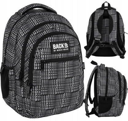 Mokykline kuprine BackUP 26L – Action/Graffiti Letters (O42)