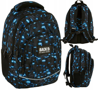 Mokykline kuprine BackUP 26L – Bytewave Neons (A44)