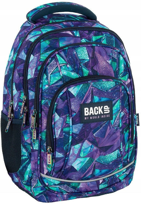 Mokykline kuprine BackUP 26L – Colorful Diamonds (A35)