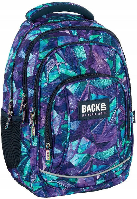 Mokykline kuprine BackUP 26L – Colorful Diamonds (A35)