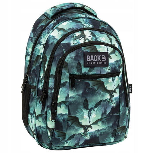 Mokykline kuprine BackUP 26L – Dragon (PLB5O35)