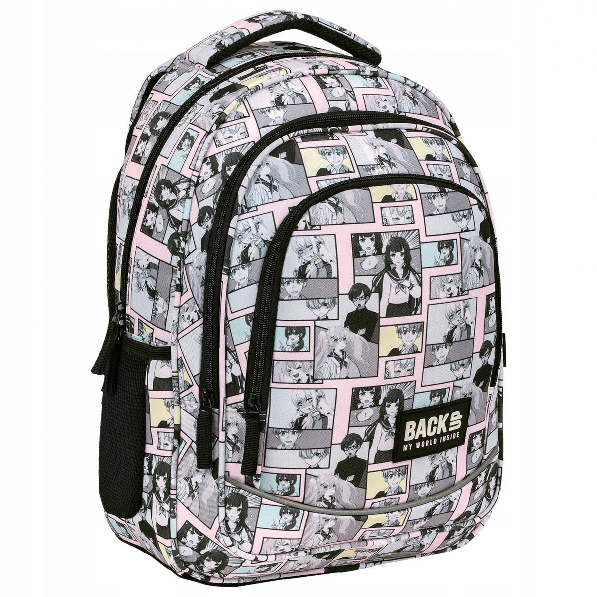 Mokykline kuprine BackUP 5-dalių rinkinys 26L – Anime/Manga