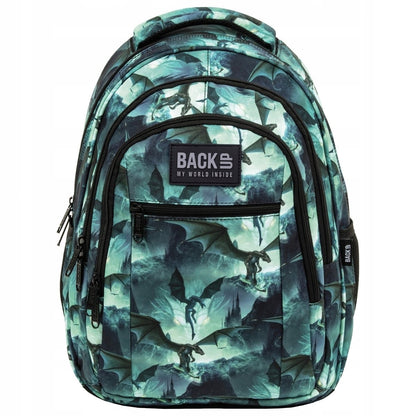 Mokykline kuprine BackUP 26L – Dragon (PLB5O35)