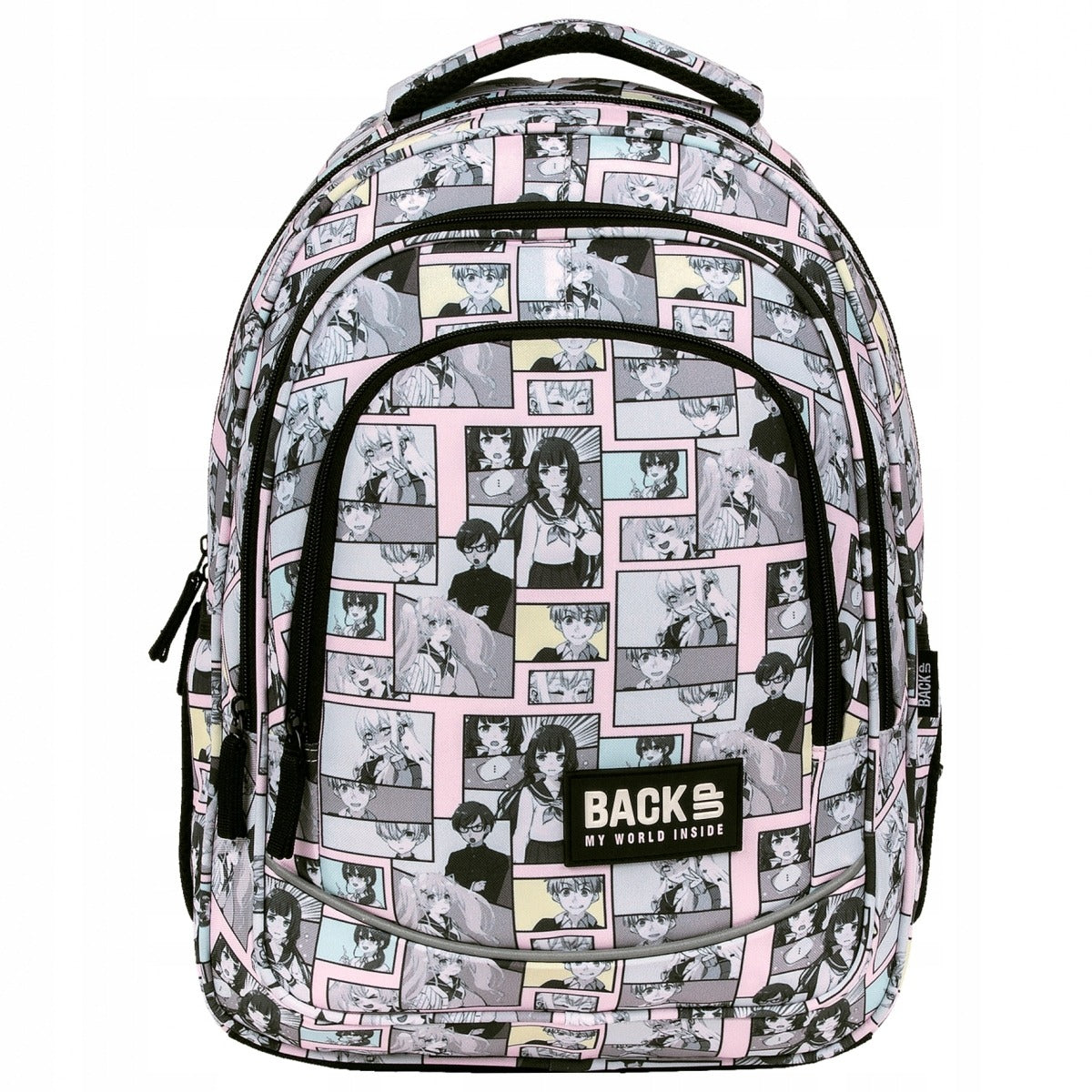 Mokykline kuprine BackUP 5-dalių rinkinys 26L – Anime/Manga