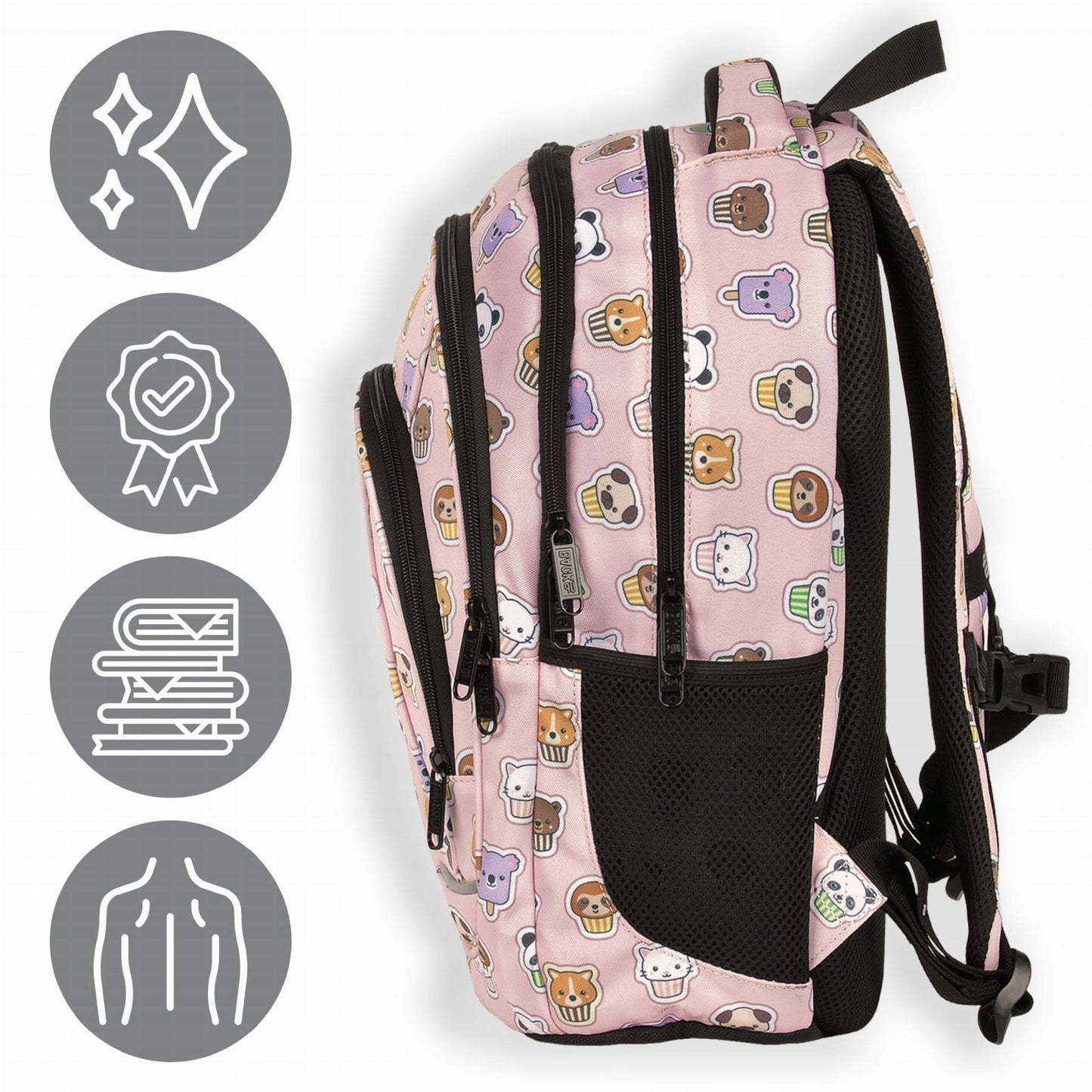 Mokykline kuprine BackUP 26L – Animals Girl (A30)