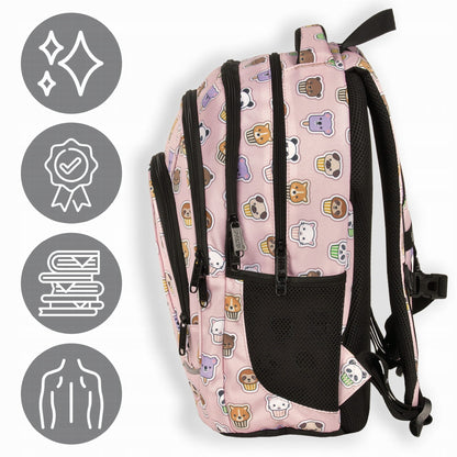Mokykline kuprine BackUP 26L – Animals Girl (A30)