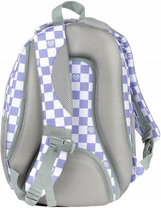 Mokykline kuprine BackUP 26L – Checkerboard Violet (O26)