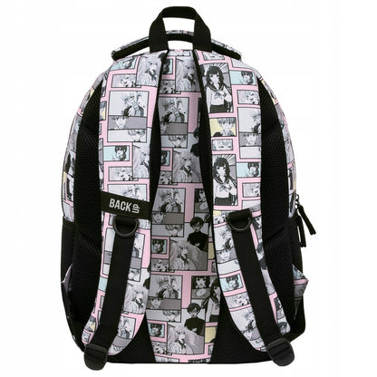Mokykline kuprine BackUP 5-dalių rinkinys 26L – Anime/Manga