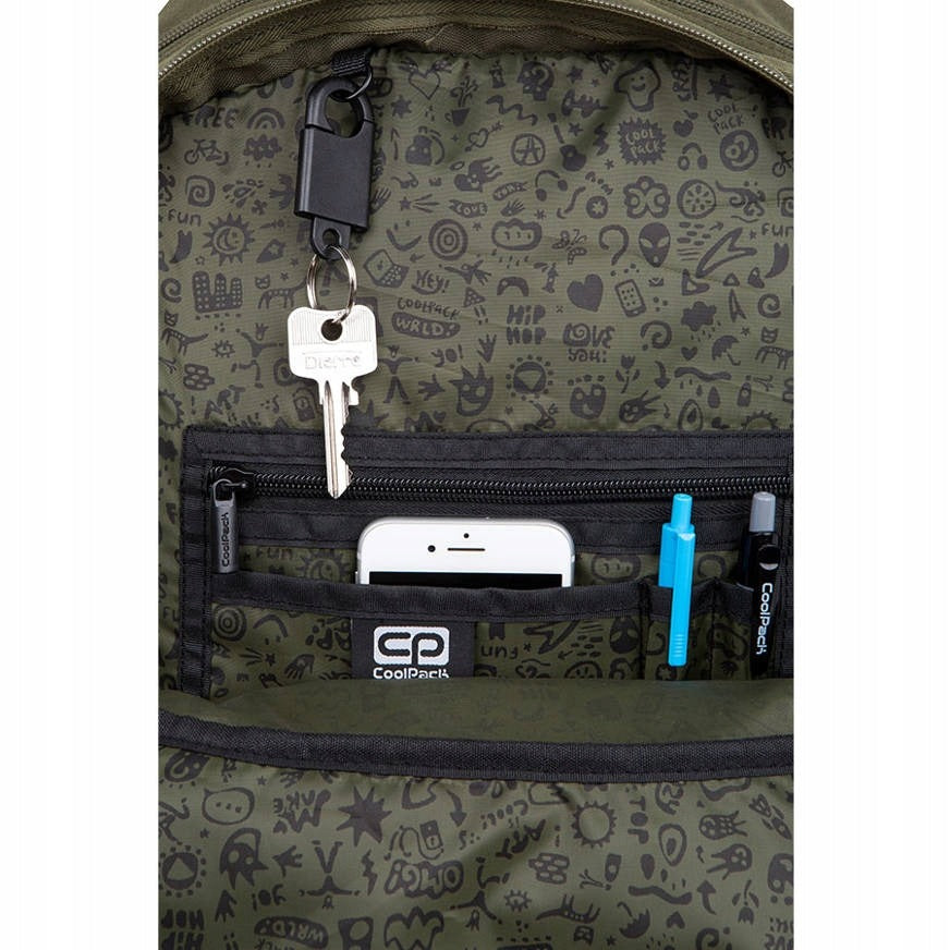 Mokykline kuprine COOLPACK 26L – OLIVE