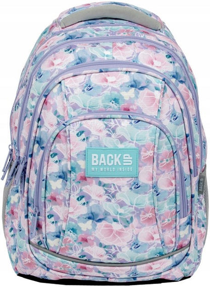 Mokykline kuprine BackUP 26L – Spring Flowers Pastel (A15)