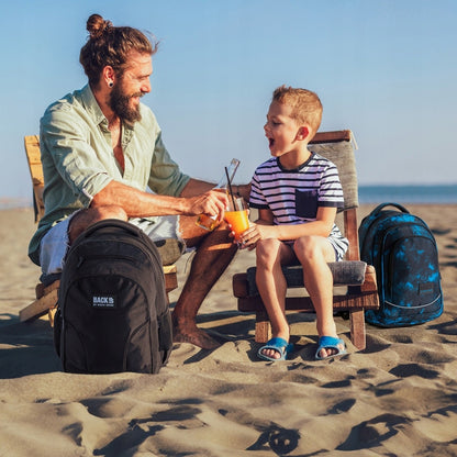 Mokykline kuprine BackUP 2-dalių rinkinys 26L – Ocean Deep (X57 + penalinė)