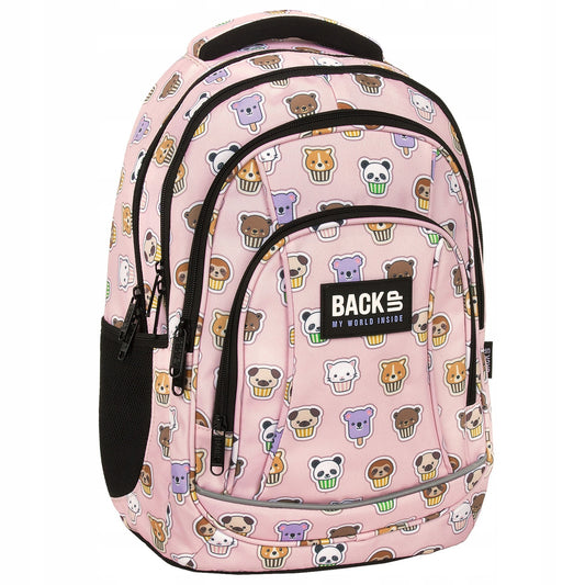Mokykline kuprine BackUP 26L – Animals Girl (A30)