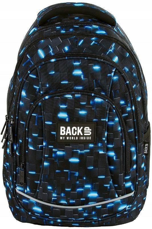 Mokykline kuprine BackUP 26L – Bytewave Neons (A44)