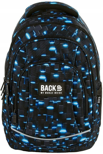 Mokykline kuprine BackUP 26L – Bytewave Neons (A44)