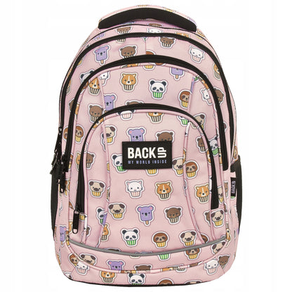 Mokykline kuprine BackUP 26L – Animals Girl (A30)