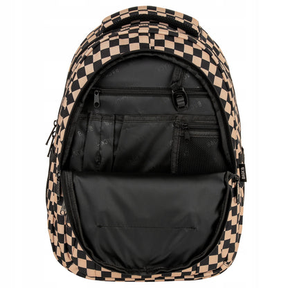 Mokykline kuprine BackUP 26L – Checkerboard Beige