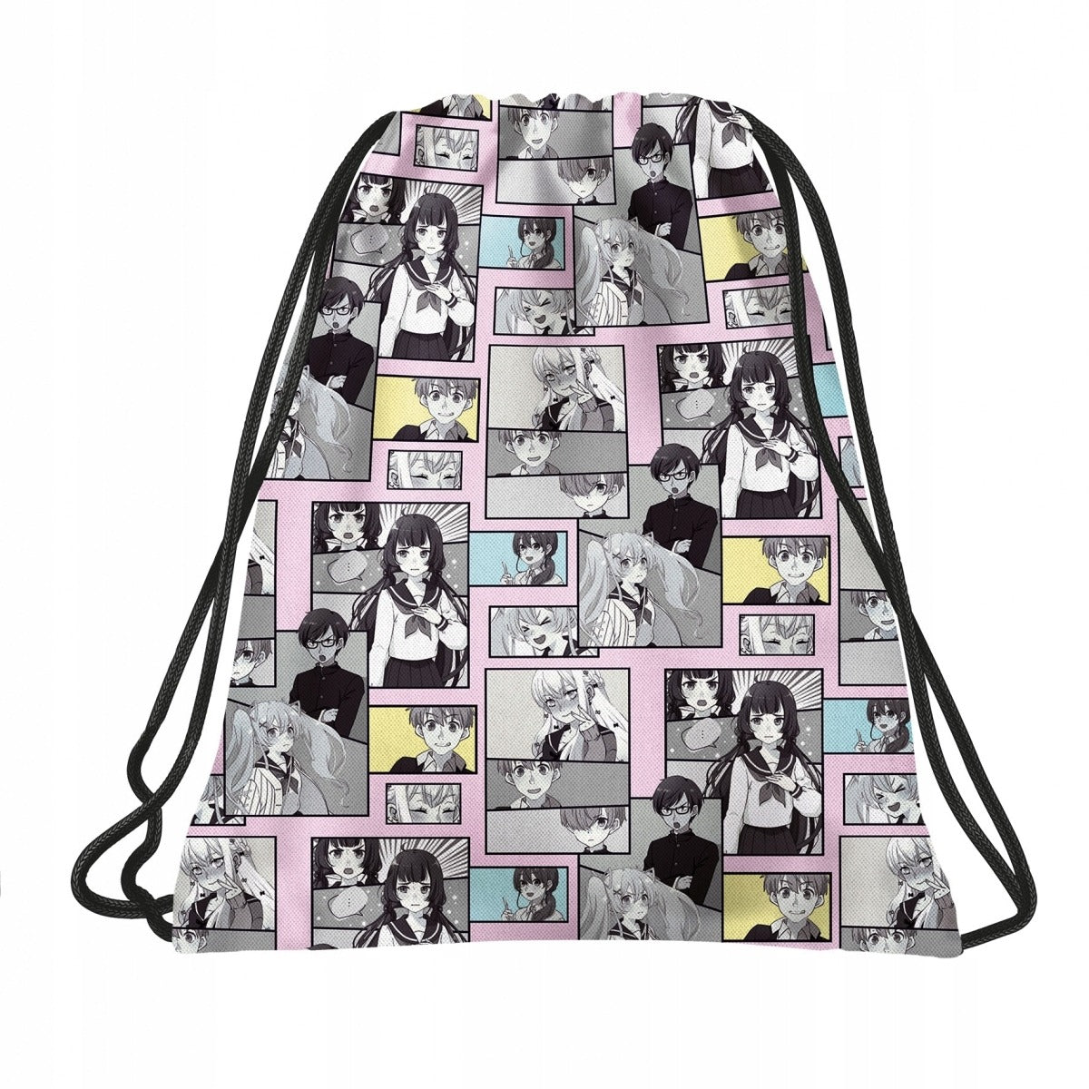 Mokykline kuprine BackUP 5-dalių rinkinys 26L – Anime/Manga